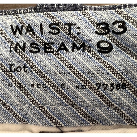 J CREW Stanton Shorts, Men's 33, Baird McNutt Irish Linen Blend Blue - Picture 3 of 5